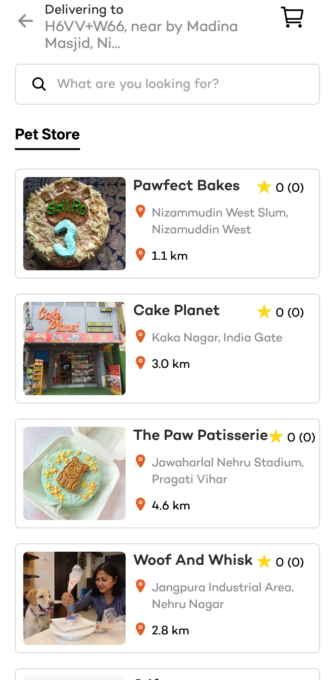 Pet bakery & meals